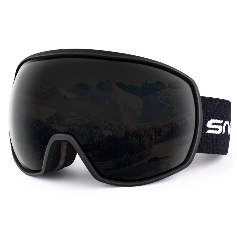 New double-layer anti-fog ski goggles, mountaineering ski goggles, men's and women's snow glasses card myopia
