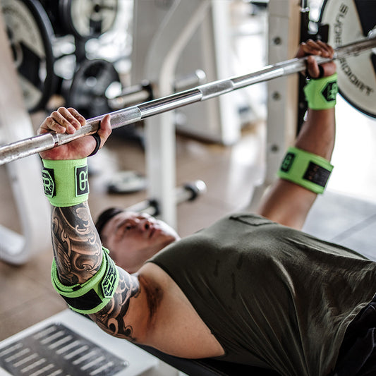 Wristband Male Fitness Training Bench Press Boost Weightlifting Professional Powerlifting Bodybuilding Anti-Sprain Wrist Guard