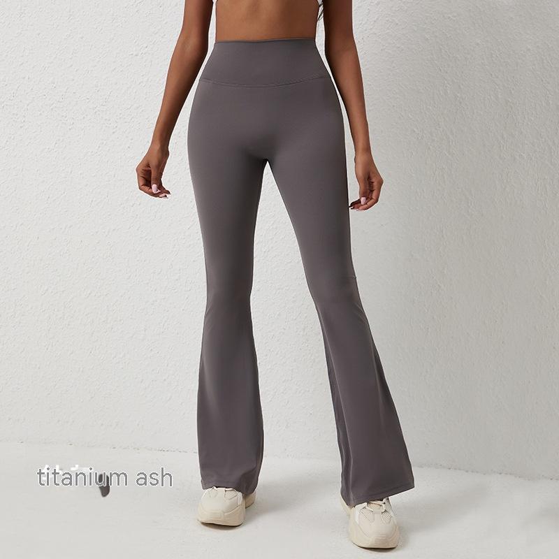Bell-bottom TrousersWomen's Yoga High Waist Pants Leggings Wide Leg Fitness Pants