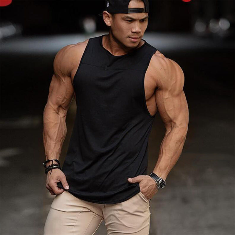Blank Men's Bodybuilding Fitness Sports Vest